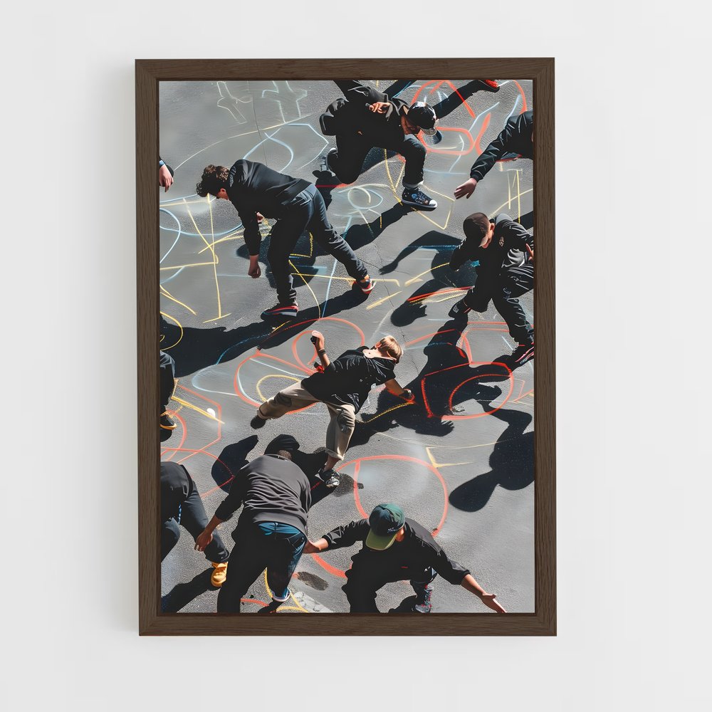 Poster Dance & Chalk – affiche Danse (vue 5)